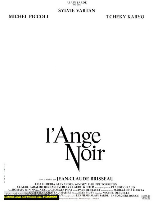 Jual Poster Film ange noir l french logo (sonkttu0)