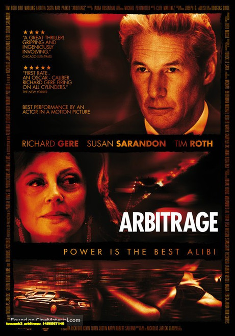 Jual Poster Film arbitrage (teazqeh3)