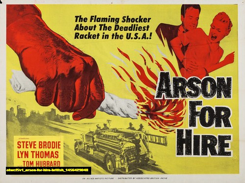 Jual Poster Film arson for hire british (otwcf5v1)