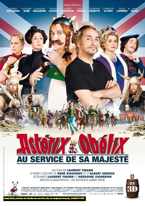 Jual Poster Film asterix et obelix au service de sa majeste french (cdnp3zh2)