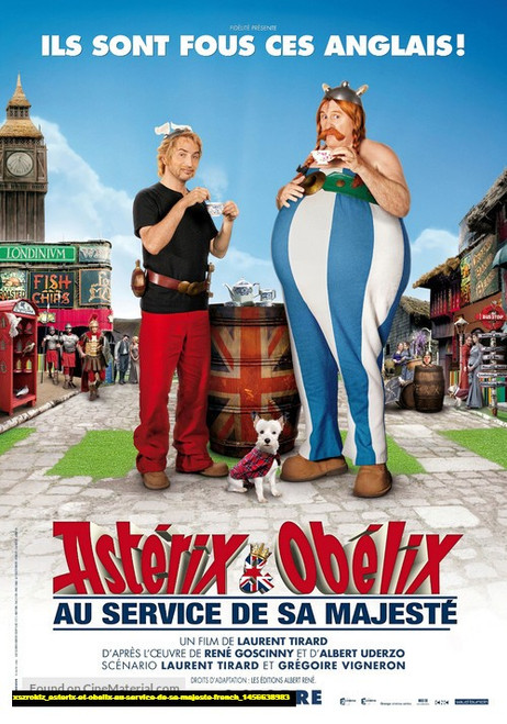 Jual Poster Film asterix et obelix au service de sa majeste french (xszrokiz)