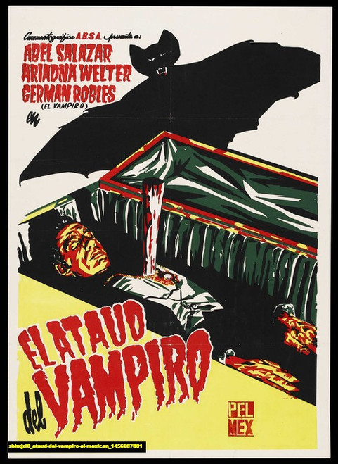 Jual Poster Film ataud del vampiro el mexican (sbhxjzl0)