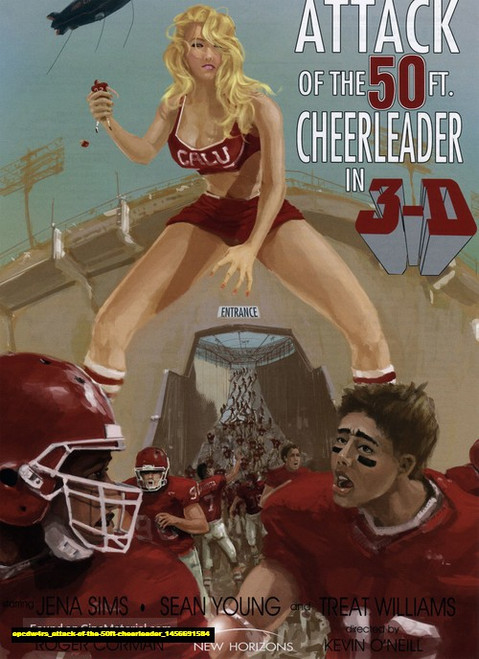 Jual Poster Film attack of the 50ft cheerleader (epcdw4rs)