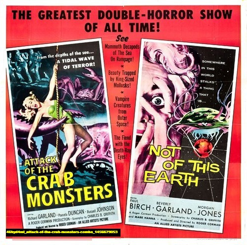 Jual Poster Film attack of the crab monsters combo (46hyd4mi) Jual Poster Film attack of the crab monsters combo (46hyd4mi)