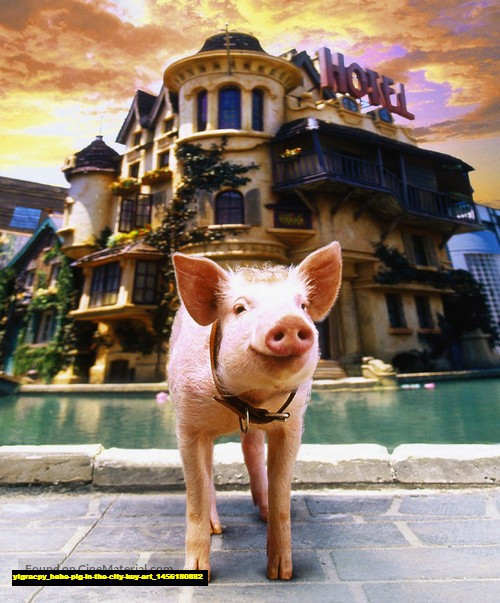 Jual Poster Film babe pig in the city key art (ytgracpy)