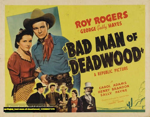 Jual Poster Film bad man of deadwood (zp4hyjej)