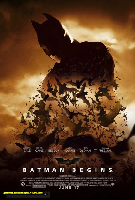 Jual Poster Film batman begins (gpa9rybp)