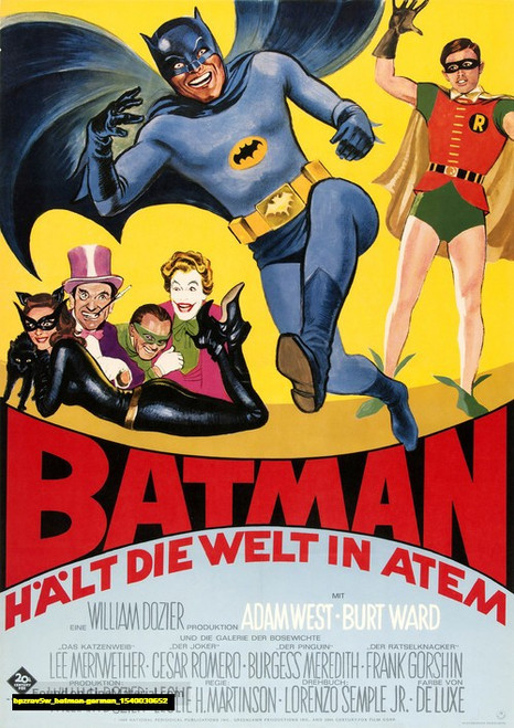 Jual Poster Film batman german (bpzrav5w)