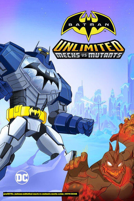 Jual Poster Film batman unlimited mech vs mutants movie cover (yzw9278c)