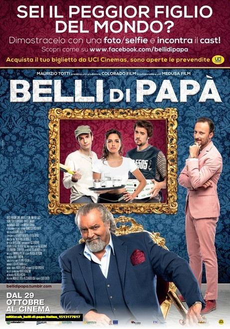 Jual Poster Film belli di papa italian (xd6tzcah)