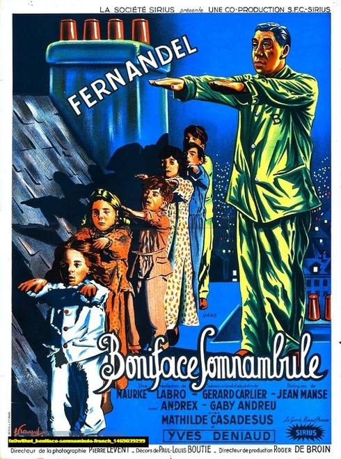Jual Poster Film boniface somnambule french (fa0w8hnt)