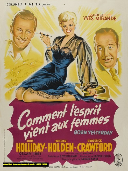 Jual Poster Film born yesterday french (afnrd5kb)