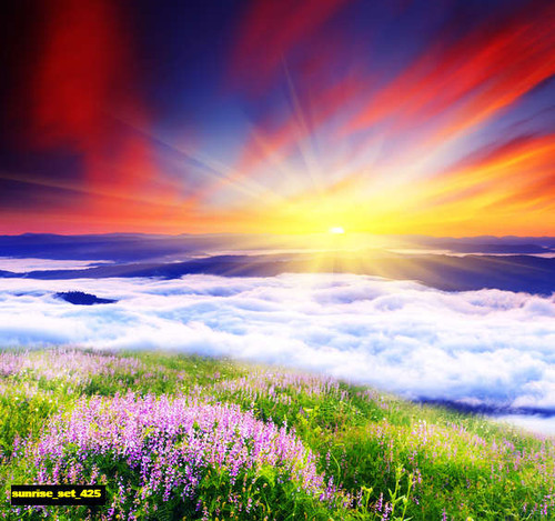 jual poster pemandangan sunrise set 425 jual poster pemandangan sunrise set 425