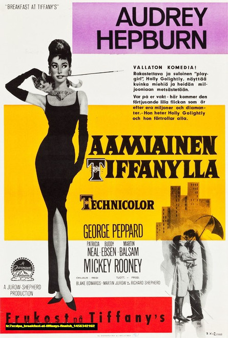 Jual Poster Film breakfast at tiffanys finnish (tc7xcdpa)