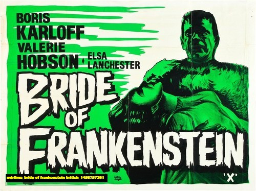 Jual Poster Film bride of frankenstein british (nvjrllma)