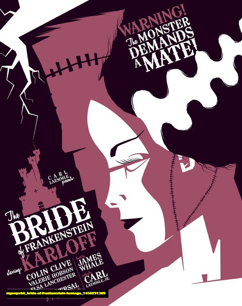 Jual Poster Film bride of frankenstein homage (myeupxb6)