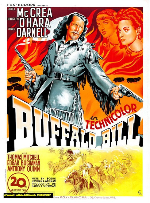 Jual Poster Film buffalo bill french (n7eqmsit)