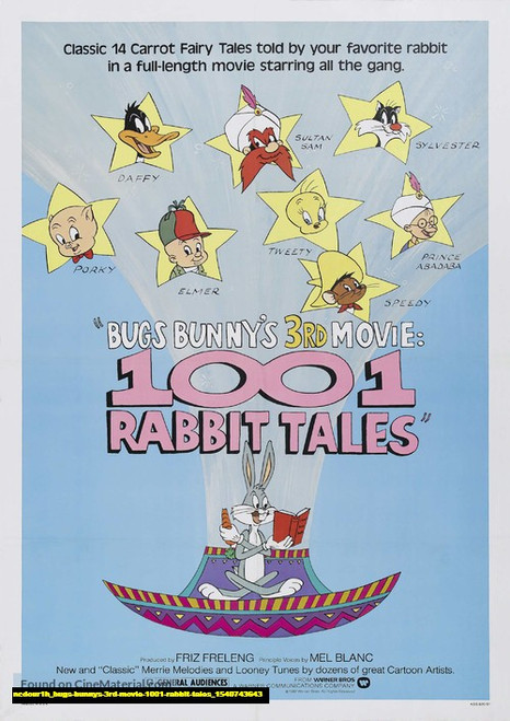 Jual Poster Film bugs bunnys 3rd movie 1001 rabbit tales (ncdour1h)