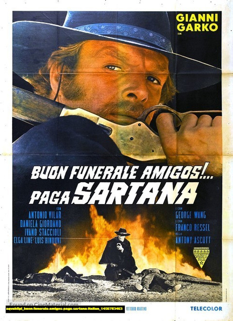 Jual Poster Film buon funerale amigos paga sartana italian (aqvab8pl)