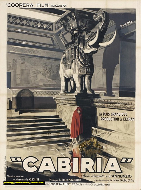 Jual Poster Film cabiria french (jv1bchgg)