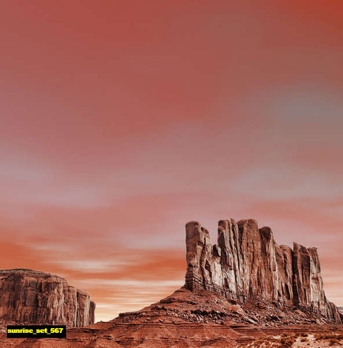 jual poster pemandangan sunrise set 567