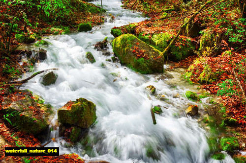 jual poster pemandangan air terjun waterfall 014