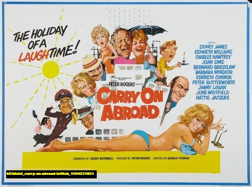 Jual Poster Film carry on abroad british (b93dsixl)