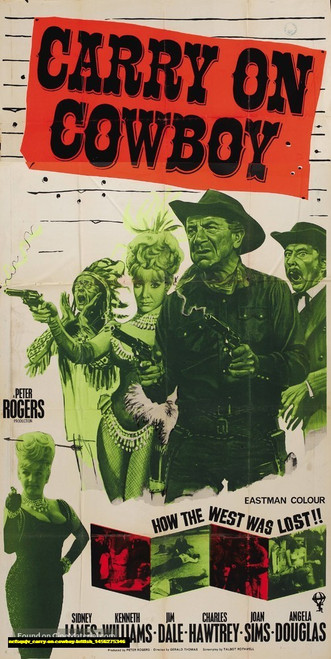 Jual Poster Film carry on cowboy british (ncfsqujv)
