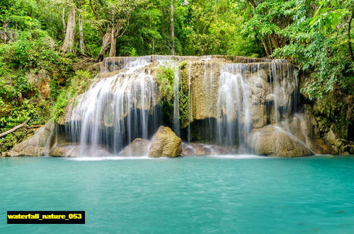 jual poster pemandangan air terjun waterfall 053