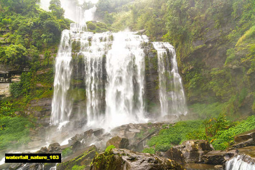 jual poster pemandangan air terjun waterfall 103