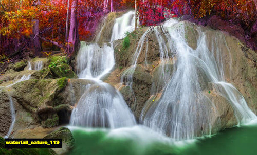 jual poster pemandangan air terjun waterfall 119