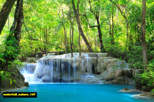 jual poster pemandangan air terjun waterfall 147