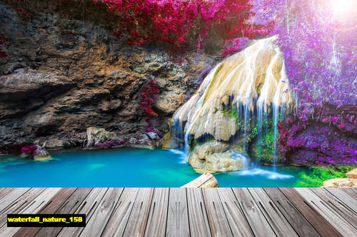 jual poster pemandangan air terjun waterfall 158