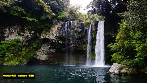 jual poster pemandangan air terjun waterfall 189