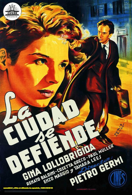 Jual Poster Film citta si difende la spanish (aaoebfs2)