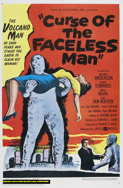 Jual Poster Film curse of the faceless man (tynfzvbv)