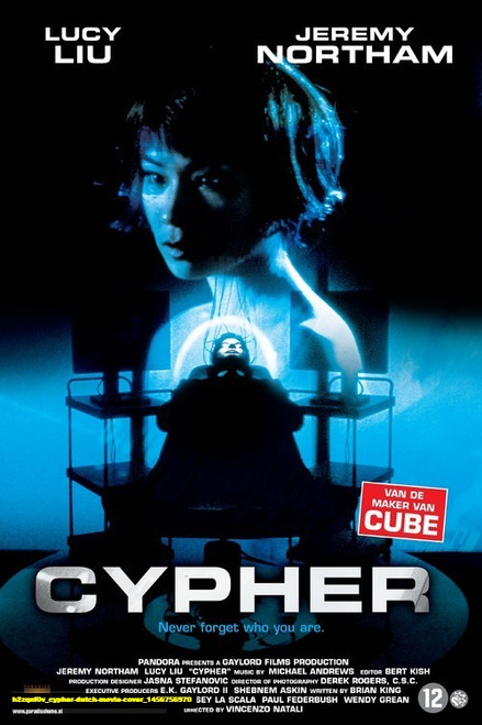 Jual Poster Film cypher dutch movie cover (h2zqnf0v)