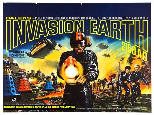 Jual Poster Film daleks invasion earth 2150 ad british (tuaanziw)