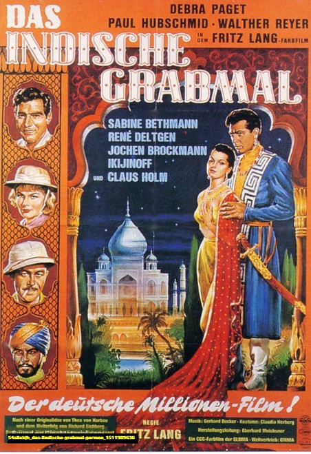 Jual Poster Film das iindische grabmal german (54s8xbjh)