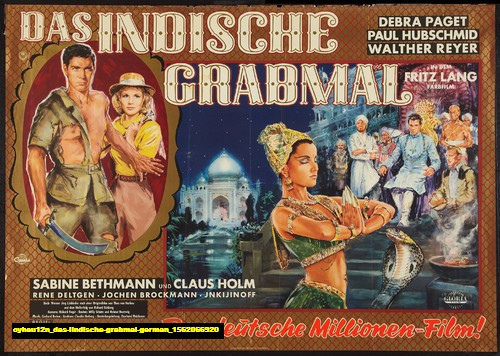 Jual Poster Film das iindische grabmal german (oyheu12n)