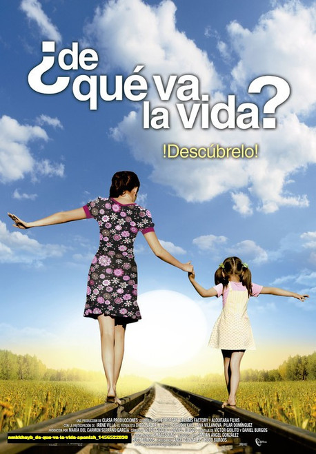 Jual Poster Film de que va la vida spanish (nmkkhayb)