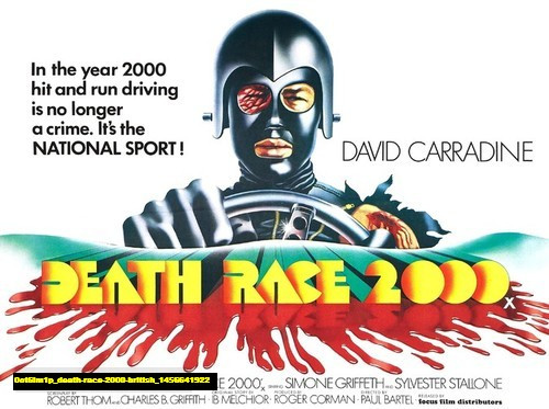 Jual Poster Film death race 2000 british (0ot6im1p)