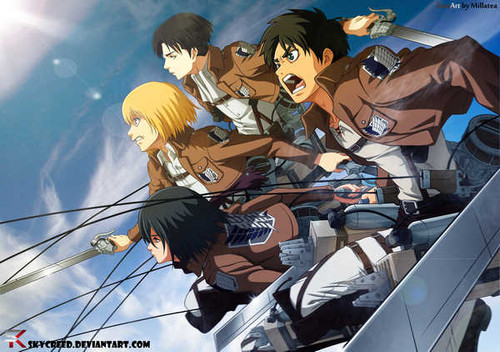Poster Anime Attack On Titan APC027 Poster Anime Attack On Titan APC027