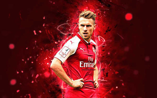 Jual Poster Aaron Ramsey Arsenal F.C. Soccer Welsh Soccer Aaron Ramsey APC003