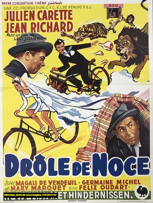 Jual Poster Film drole de noce belgian (48dcktae)