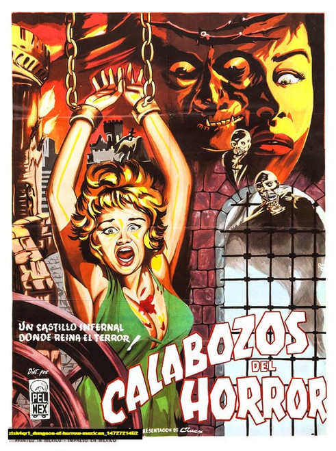 Jual Poster Film dungeon of harrow mexican (zlsk4qr1)