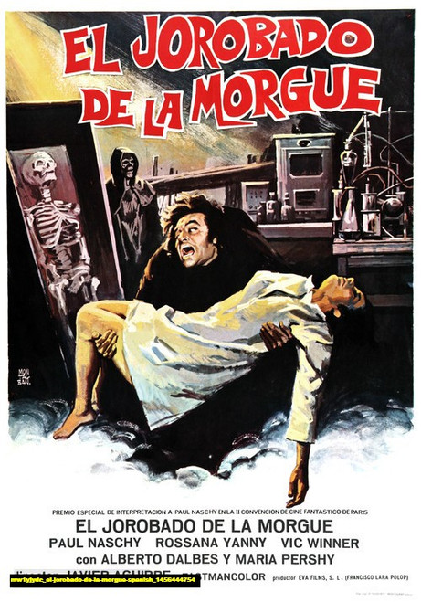 Jual Poster Film el jorobado de la morgue spanish (mw1yjydc)
