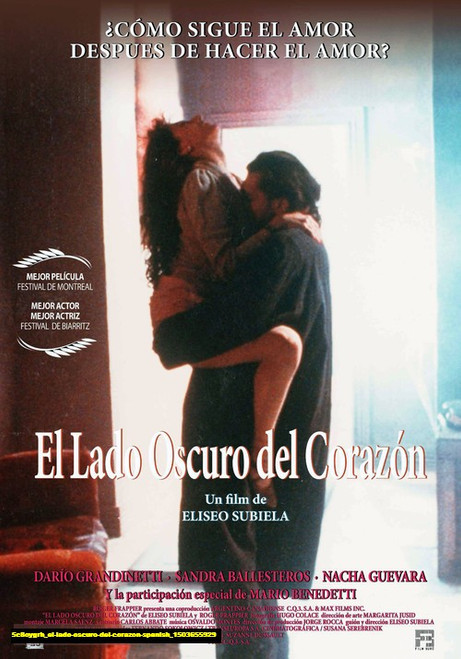 Jual Poster Film el lado oscuro del corazon spanish (5c8oygrh)