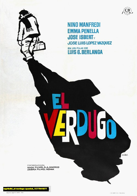 Jual Poster Film el verdugo spanish (wgribdhi) Jual Poster Film el verdugo spanish (wgribdhi)