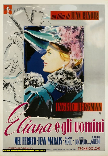 Jual Poster Film elena et les hommes italian (k7jv98s2)